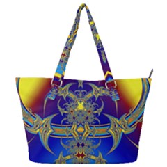 Abstract Art Design Digital Art Full Print Shoulder Bag by Pakrebo