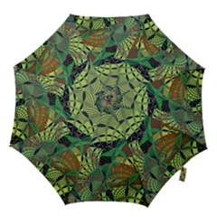 Design Background Concept Fractal Hook Handle Umbrellas (small) by Pakrebo
