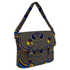 Abstract Art Artwork Digital Art Buckle Messenger Bag by Pakrebo