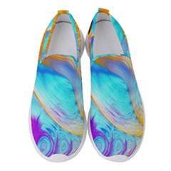 Artwork Digital Art Fractal Colors Women s Slip On Sneakers by Pakrebo