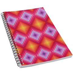 Texture Surface Orange Pink 5 5  X 8 5  Notebook by Mariart