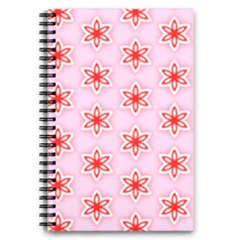 Texture Star Backgrounds Pink 5 5  X 8 5  Notebook by HermanTelo