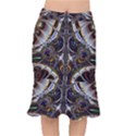 Abstract Art Artwork Fractal Design Short Mermaid Skirt View1