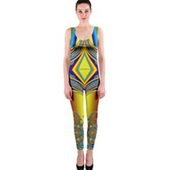 Abstract Art Design Digital Art One Piece Catsuit by Pakrebo