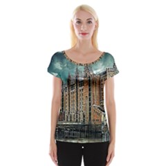 Architecture City Building Travel Cap Sleeve Top by Wegoenart