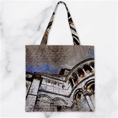 Building Architecture Columns Zipper Grocery Tote Bag by Wegoenart