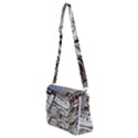 Building Architecture Columns Shoulder Bag with Back Zipper View2