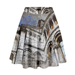 Building Architecture Columns High Waist Skirt by Wegoenart