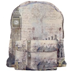 London Westminster Bridge Building Giant Full Print Backpack by Wegoenart