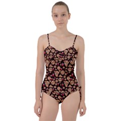 Pizza Pattern Sweetheart Tankini Set by bloomingvinedesign
