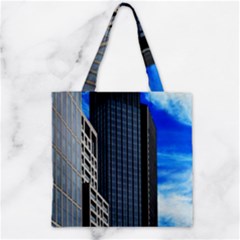 Architecture Frankfurt Houses Zipper Grocery Tote Bag by Wegoenart