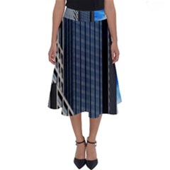 Architecture Frankfurt Houses Perfect Length Midi Skirt by Wegoenart