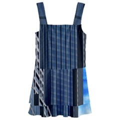 Architecture Frankfurt Houses Kids  Layered Skirt Swimsuit by Wegoenart