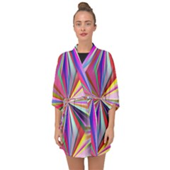 Seamless Repeating Tiling Tileable Abstract Half Sleeve Chiffon Kimono by Wegoenart