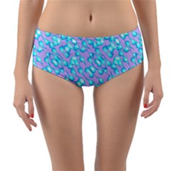Division  Reversible Mid-waist Bikini Bottoms by VeataAtticus