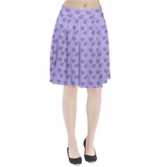 Zodiac Bat Lilac Pleated Skirt by snowwhitegirl