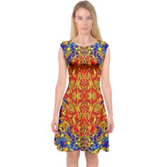Ml 196 Capsleeve Midi Dress by ArtworkByPatrick