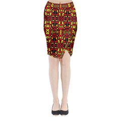 Abp Rby 8 Midi Wrap Pencil Skirt by ArtworkByPatrick