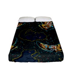 King And Queen Fitted Sheet (full/ Double Size) by Mezalola