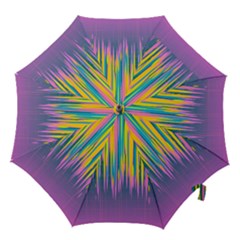 Background Colorful Texture Bright Hook Handle Umbrellas (small) by Pakrebo