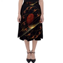 Fractal Digital Art Classic Midi Skirt by Pakrebo