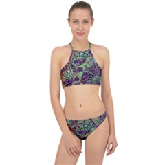 Background Design Art Artwork Racer Front Bikini Set by Pakrebo
