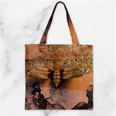 Night Moth Zipper Grocery Tote Bag by Riverwoman