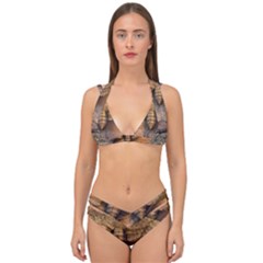Night Moth Double Strap Halter Bikini Set by Riverwoman
