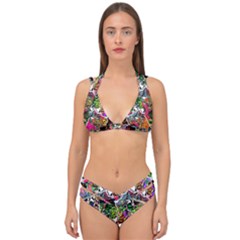 Design 2 Double Strap Halter Bikini Set by TajahOlsonDesigns