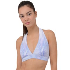 Flowerpetal1 Halter Plunge Bikini Top by designsbyamerianna