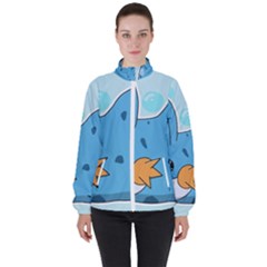 Patokip Women s High Neck Windbreaker by MuddyGamin9