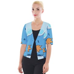 Patokip Cropped Button Cardigan by MuddyGamin9