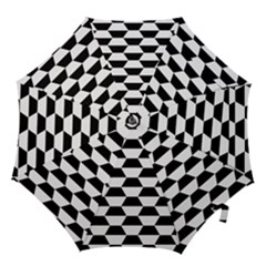 Hexagons Pattern Tessellation Hook Handle Umbrellas (small) by Mariart
