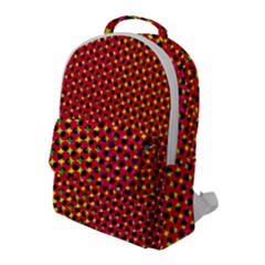 Pattern Textile Structure Abstract Flap Pocket Backpack (large) by Pakrebo