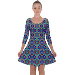 A 2 Quarter Sleeve Skater Dress by ArtworkByPatrick