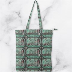 A 9 Double Zip Up Tote Bag by ArtworkByPatrick