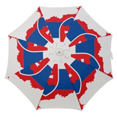 Slovakia Country Europe Flag Straight Umbrellas by Sapixe