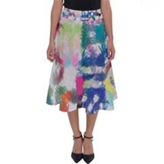 Colorful Crayons                              Perfect Length Midi Skirt by LalyLauraFLM