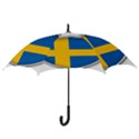Flag Sweden Country Swedish Symbol Hook Handle Umbrellas (Medium) View3