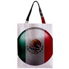 Mexico Flag Country National Zipper Classic Tote Bag by Sapixe