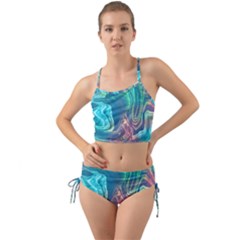 Opaled Abstract  Mini Tank Bikini Set by VeataAtticus