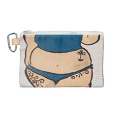 20190101 232308 Canvas Cosmetic Bag (medium) by Abigailbarryart