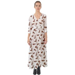 Casual Button Up Boho Maxi Dress by scharamo