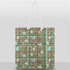 Textile Fabric Full Print Rope Handle Tote (large) by HermanTelo