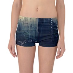 Apocalypse Post Apocalyptic Reversible Boyleg Bikini Bottoms by Sudhe
