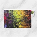Background Star Abstract Colorful Canvas Cosmetic Bag (Large) View2