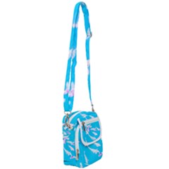 Koi Carp Scape Shoulder Strap Belt Bag by essentialimage