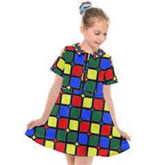 N 6 Kids  Short Sleeve Shirt Dress by ArtworkByPatrick