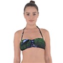 Gotthic Girl With Umbrella Halter Bandeau Bikini Top View1