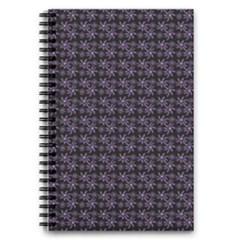 Lilac Firecracker Heart Pattern 5 5  X 8 5  Notebook by snowwhitegirl
